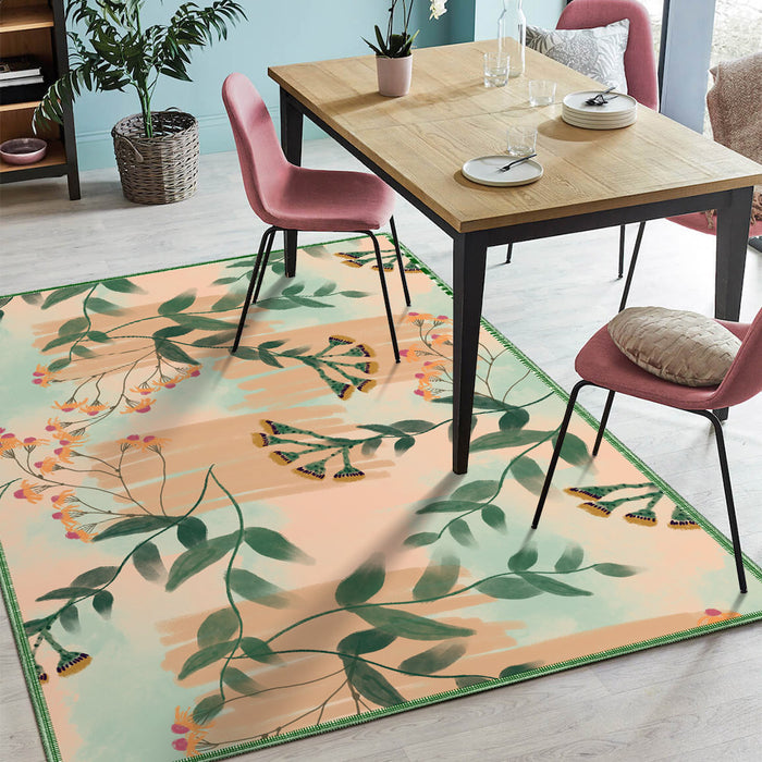 Airgugu Earth Garden Blooming Pastoral Wildflower Rug