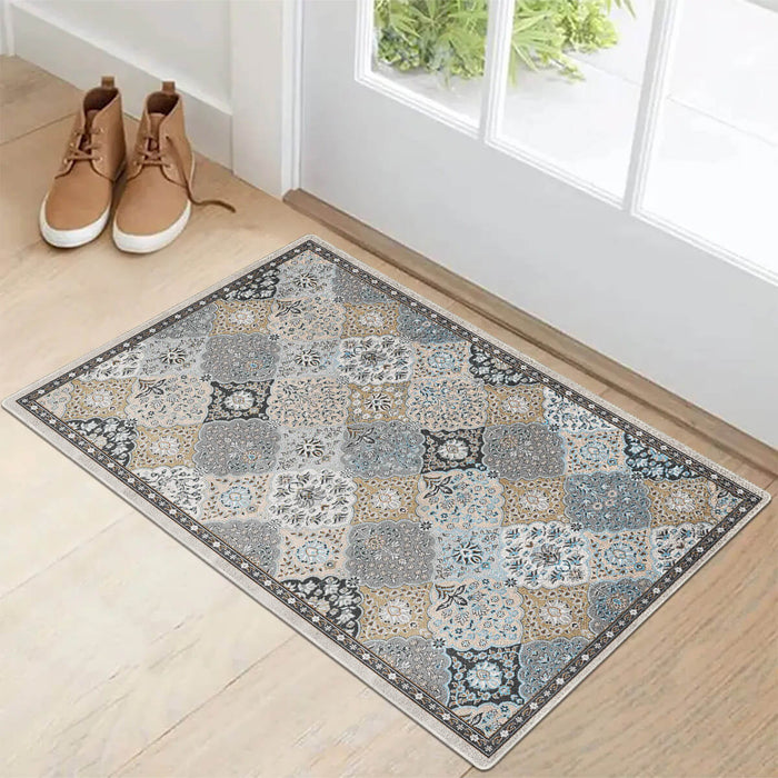 Airgugu Heritage Classique Grey & Brown Floral Pattern Rug