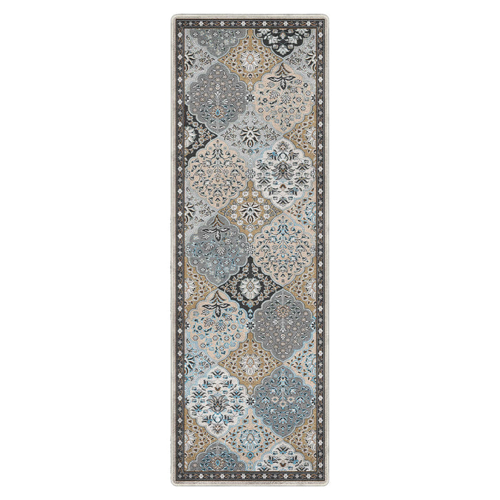 Airgugu Heritage Classique Grey & Brown Floral Pattern Rug