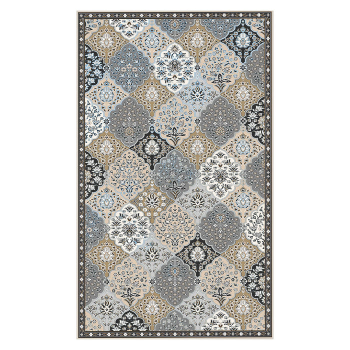 Airgugu Heritage Classique Grey & Brown Floral Pattern Rug