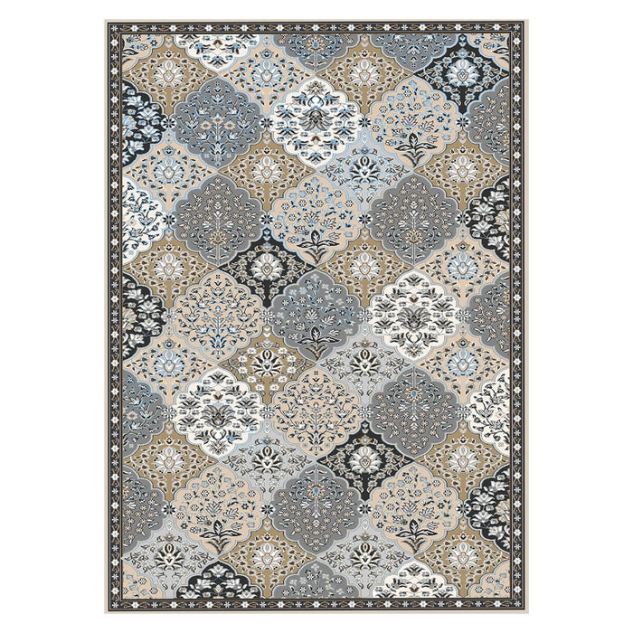 Airgugu Heritage Classique Grey & Brown Floral Pattern Rug