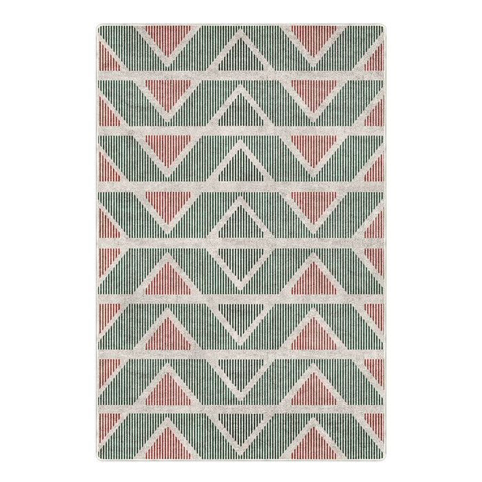 Christmas Themed Geometric Pattern Rug🎄🔥