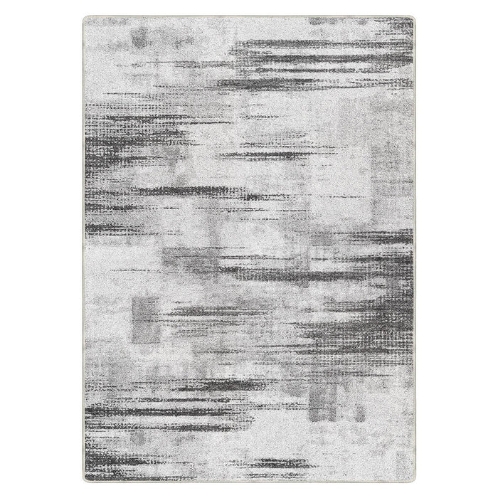 Airgugu Modern Minimalist Abstract Blue&Gray Rug